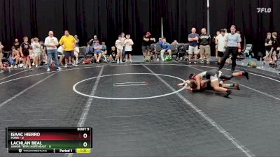 72 lbs Round 3 (8 Team) - Isaac Hierro, POWA vs Lachlan Beal, Junior Terps Northeast