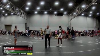 106 lbs Placement (4 Team) - Gabby Conte, Validus WC vs Qudir Lloyd, BTS