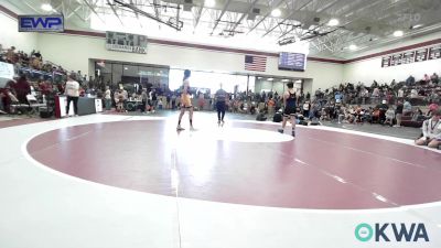 119 lbs Rr Rnd 5 - Elijah Crane, Midwest City Bombers Youth Wrestling Club vs Matthew Martinez, Kansas Young Guns