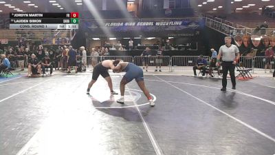 285 3A Cons. Round 1 - Lauden Simon, Sarasota vs Jordyn Martin, Freedom