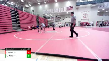 215 lbs Quarterfinal - Lucas Ward, Springboro vs Caden Brewer, Brownsburg