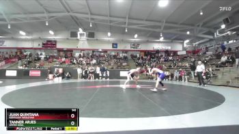 141 lbs Cons. Round 2 - Tanner Arjes, Upper Iowa vs Juan Quintana, Kentucky Wesleyan