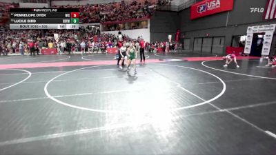 105 lbs Champ. Round 1 - Pennelope Dyer, Wisconsin vs Lucile Bird, Beaver Dam Youth Wrestling