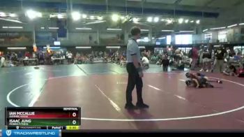 80 lbs Semifinal - Ian McCallie, Hammer House vs Isaac Jung, Morris Fitness