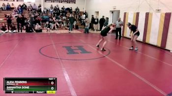 120 lbs Champ. Round 1 - Samantha Done, Casteel vs Aleia Fenberg, Durango, CO