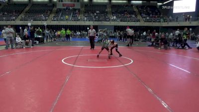 62 lbs Round Of 16 - Cameron Ganiel, Petersburg vs James Peacock, Millington