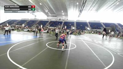 150 lbs Final - Alex Hernandez, Evwc vs Zaidyn Robinson, Foothill Falcons