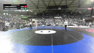 Boys 2A 150 lbs Semifinal - Camilo Mendez III, Othello vs Brock Armstrong, Orting