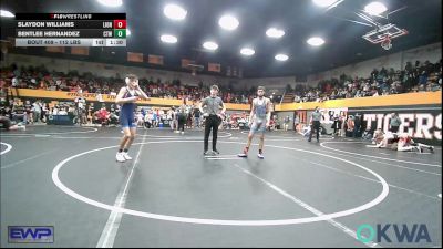 112 lbs Round Of 16 - Slaydon Williams, Lions Wrestling Academy vs Bentlee Hernandez, Clinton Youth Wrestling