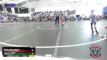 50 lbs Cons. Round 2 - Kyra Smallwood, South Central Punisher vs Violet Jones, Honey Badger