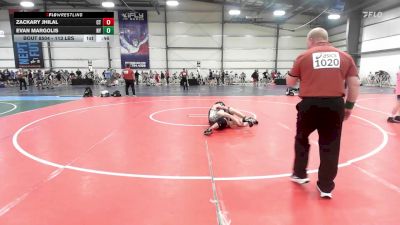 113 lbs Consi Of 32 #1 - Zackary Jhilal, CT vs Evan Margolis, NY