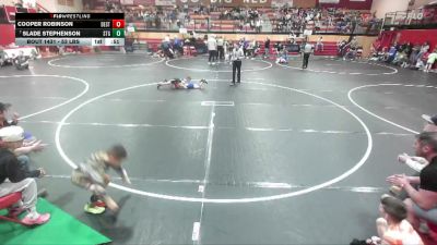 53 lbs Cons. Quarters - Cooper Robinson, Declo Stingers vs Slade Stephenson, Small Town Grims