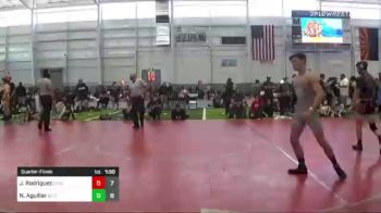 132 lbs Quarterfinal - Justin Rodriguez, Cvbjj vs Nathan Aguillar, DC Cali Custom