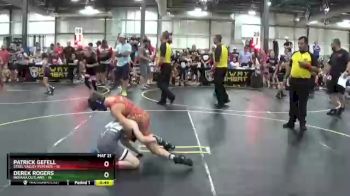 75 lbs Round 2 (6 Team) - Patrick Gefell, Steel Valley Psychos vs Derek Rogers, Indiana Outlaws