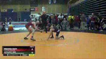 120 lbs Cons. Round 6 - Anthony Isek, Colorado Springs Christian School vs Brennen Feign, Cheyenne Mountain