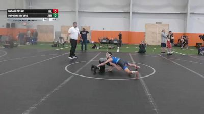 64 lbs 1st Place Match - Noah Felix, Felix vs Kipton Myers, Jefferson-Morgan