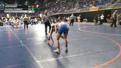 108 lbs Consy 4 - Capri Warner, Titusville vs Lillyauna Ackerman, Titusville