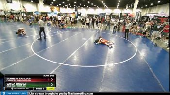 85 lbs Round 3 - Vayda Chavez, Gold Rush Wrestling vs Bennett Carlson, Champions Wrestling Club