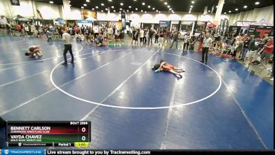 85 lbs Round 3 - Vayda Chavez, Gold Rush Wrestling vs Bennett Carlson, Champions Wrestling Club