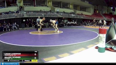 144 lbs Round 5 (6 Team) - Braden Ochsner, Hastings vs Logan Lagerman, Manhattan HS