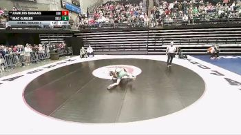 4A 126 lbs Cons. Round 3 - Juanluis Banaag, Desert Hills vs Mac Gubler, Snow Canyon