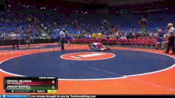 130 lbs Champ. Round 1 - Jordan Bicknell, Stanford (Olympia) [Coop] vs Crystal Villegas, Fox Lake (Grant)