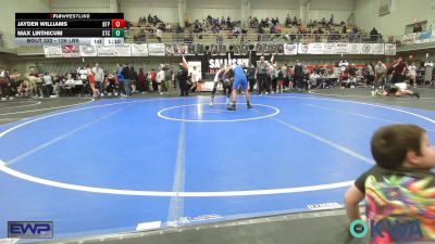 126 lbs Semifinal - Jayden Williams, Tulsa Blue T Panthers vs Max Linthicum, Sallisaw Takedown Club