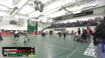 190 lbs Cons. Semi - Jacob Sanchez, La Quinta vs Keith Warren, Upland