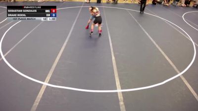 98 lbs Cons. Round 3 - Sebastian Gonzales, MN Elite vs Drake Roehl, Elk River