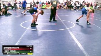 112 lbs Cons. Round 1 - Garrett Runhaar, 3F Wrestling vs Nolan Dooley, Wellington Wrestling Club