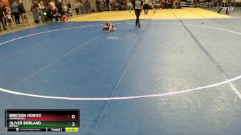 40 lbs Champ. Round 1 - Brecken Moritz, Minnewaska vs Oliver Borland, Bemidji