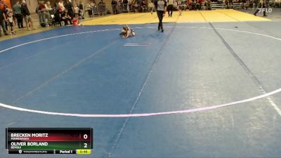 40 lbs Champ. Round 1 - Brecken Moritz, Minnewaska vs Oliver Borland, Bemidji