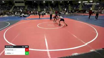 156 lbs Consolation - Ricky Martinez, Jefferson WC vs Jeremiah Millls, Fort Morgan Gladiators