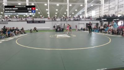 155 lbs Matilda Hruby, Colorado vs Jules Sitani, California Gold J
