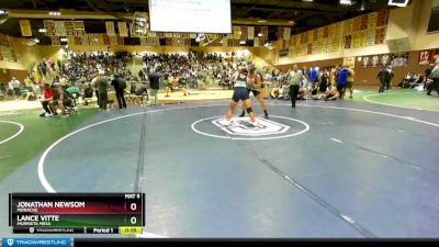 195 lbs Cons. Round 4 - Jonathan Newsom, Monache vs Lance Vitte, Murrieta Mesa