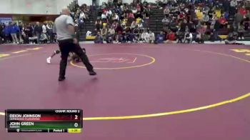 106 lbs Champ. Round 2 - John Green, Aurora vs Deion Johnson, Homewood-Flossmoor