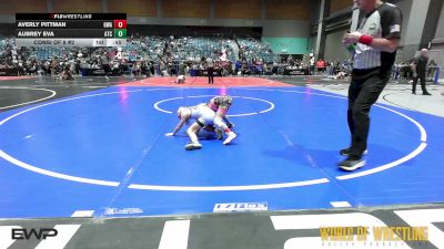 52 lbs Consi Of 8 #2 - Averly Pittman, Greenwood Wrestling Academy vs Aubrey Eva, Aniciete Training Club