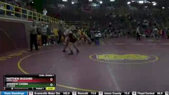 220 lbs Cons. Round 1 - Andrew Cassin, St. Xavier vs Matthew Buzzard, Indian Creek