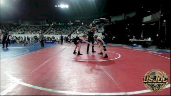105 lbs Consi Of 4 - Brighton Moore, Harrison Youth Wrestling vs Lane Jackson, Darko Valley Wolfpak