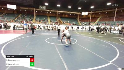 Consolation - Lawrence Bencomo, Capital City Jr Wrestling vs Phoebe Westfall, Carlsbad Combat Wrestling Club