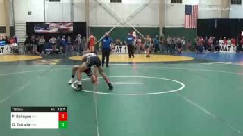120 lbs Quarterfinal - Frankie Gallegos, The Community vs Orlando Estrada, Fremont Wrestling Academy