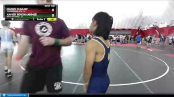 117-118 lbs Round 3 - Xavier Sengkhammee, Wausau West vs Madex Dunlop, Thunderbird Wr