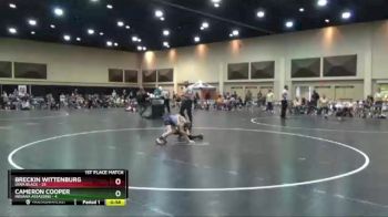 70 lbs Finals (2 Team) - Cameron Cooper, Indiana Assassins vs Breckin Wittenburg, Iowa Black