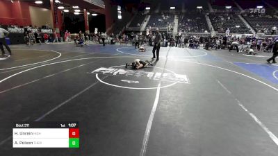 70 lbs Rr Rnd 2 - Hayden Unrein, High Plains Thunder vs Aksel Polson, Thermopolis WC