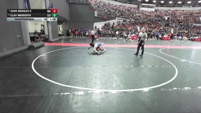 100 lbs Quarterfinal - John Mensah Ii, Askren Wrestling Academy vs Clay Meredith, St. Croix Central