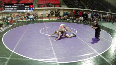 145 lbs Konnor Fordyce, Idaho HS Boys 2 vs Gage Clothier, Montana 1 HS Boys
