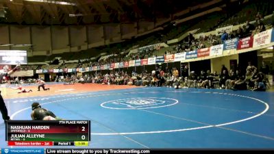 120 lbs Placement Matches (8 Team) - Julian Alleyne, Bethel vs Nashuan Harden, Smithfield