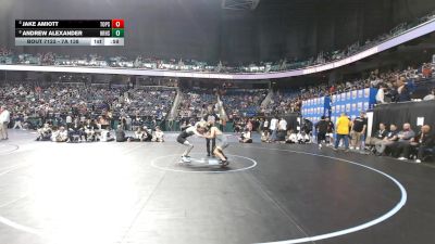 7A 138 lbs Cons. Semi - Andrew Alexander, Hickory Ridge High School vs Jake Amiott, Topsail