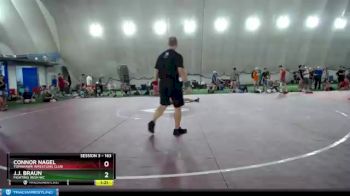 163 lbs Cons. Round 4 - J.j. Braun, Fighting Irish WC vs Connor Nagel, Tomahawk Wrestling Club