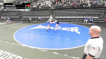 6A 170 lbs Cons. Round 1 - Kenlee Mitton, Fremont vs Ashlyn Oman, Riverton